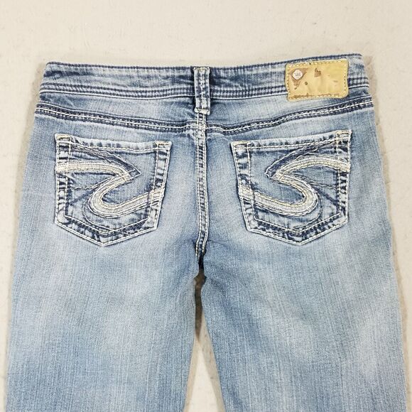 Silver Jeans Women's Boot Cut Light Blue - Picture 7 of 15